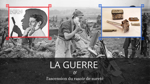 La guerre et l'ascension du rasoir de sureté