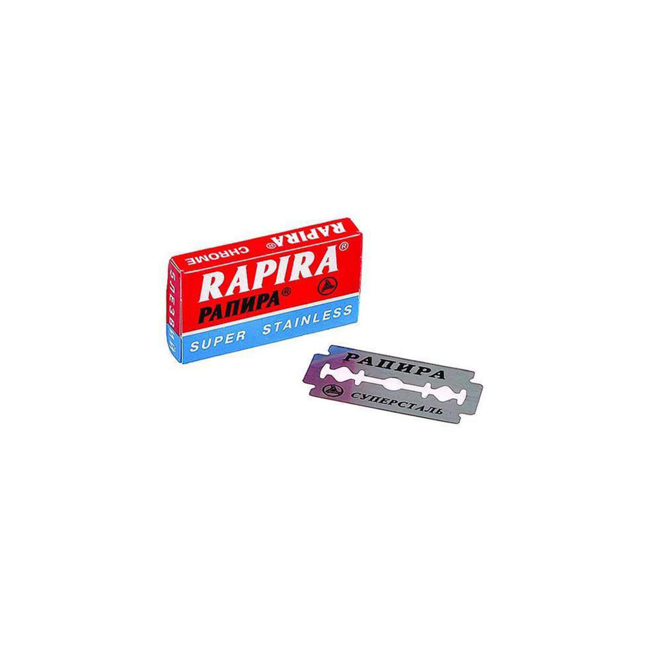 Rapira -Double Edge - Chrome - 5 count